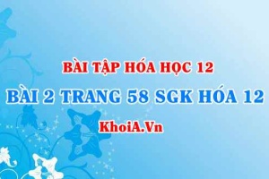 Bài 2 trang 58 SGK Hóa 12: Cấu tạo và tính chất của Amin, Amino axit và Protein